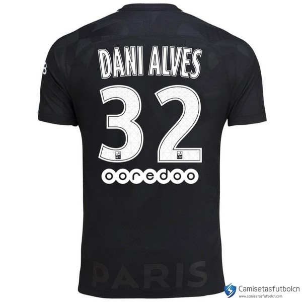 Camiseta Paris Saint Germain Alves Tercera equipo Dani 2017-18